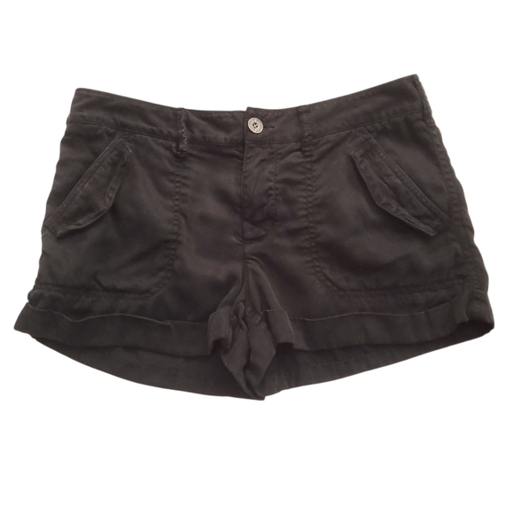 Aritzia TNA Conductor Shorts 100% Lyocell Black 6 - Picture 2 of 15